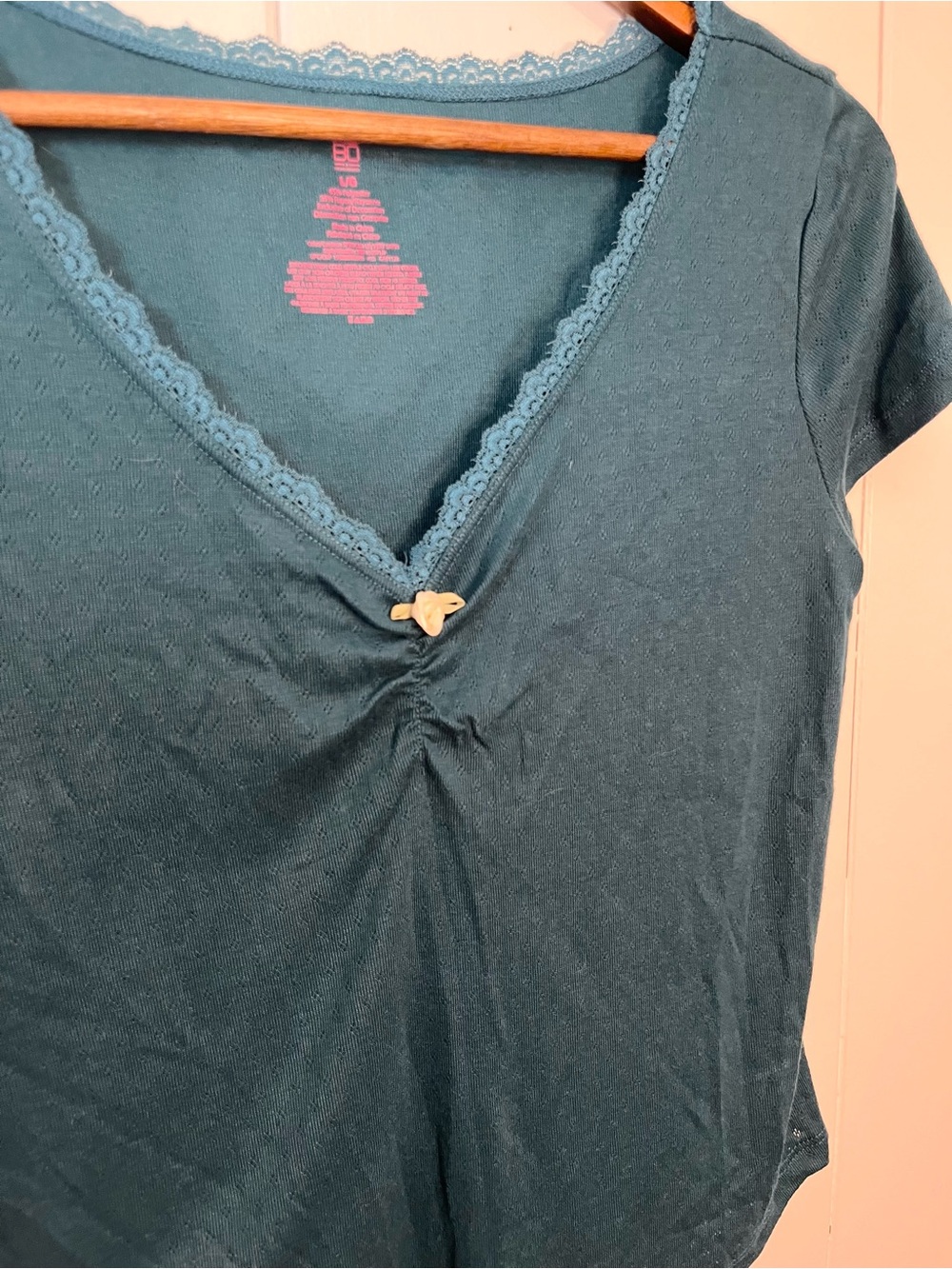 NOBO Teal Green 90's Style T-Shirt. Size Large. - Picture 3 of 4